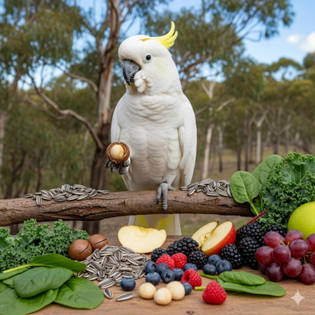 Sulphur Crested Cockatoo Diet